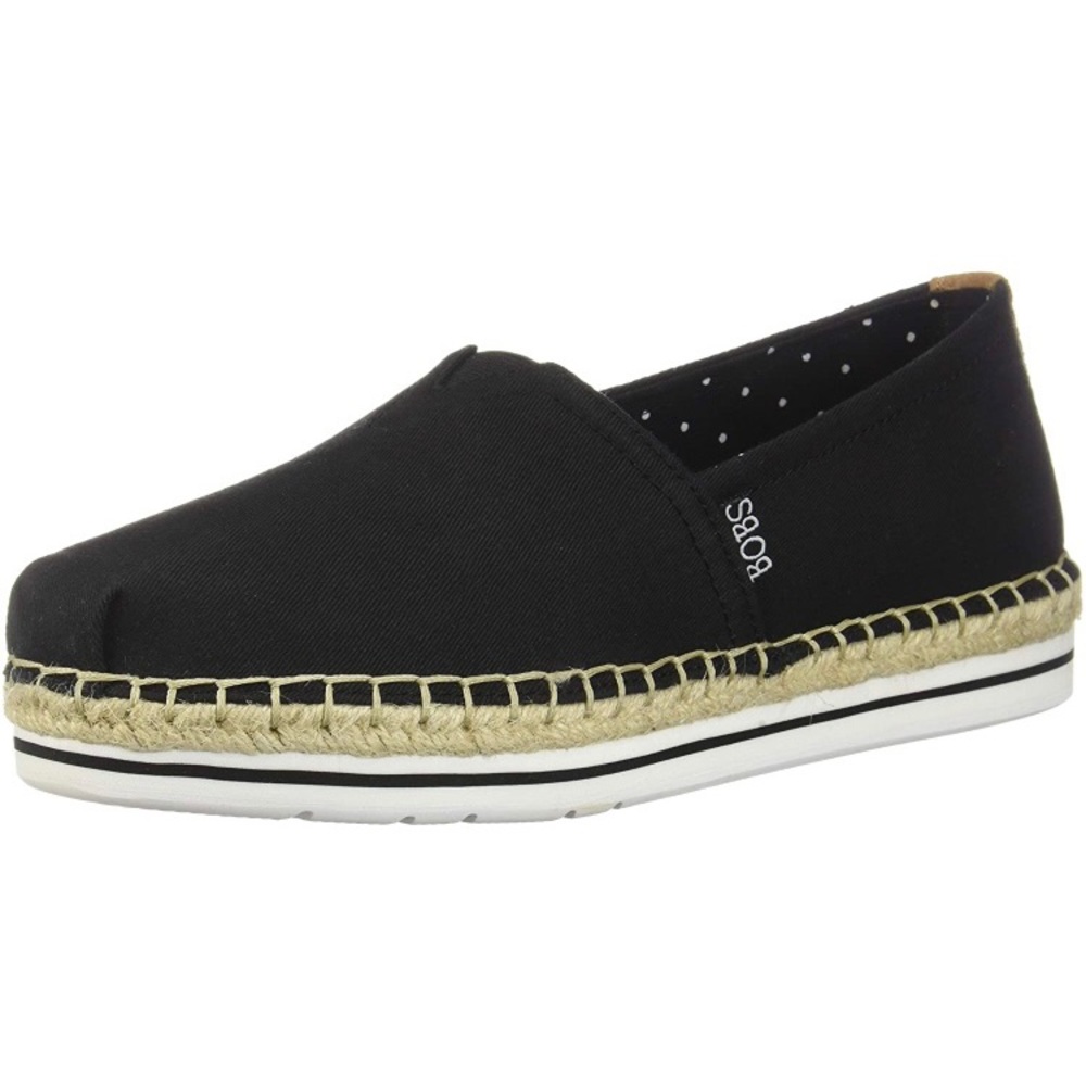 Skechers Bob’s Breeze black espadrilles.